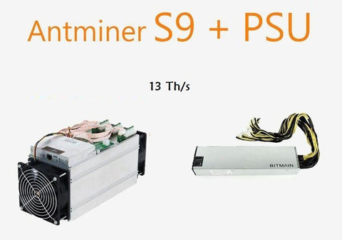 S9 Antminer - PSU APW3++ Included