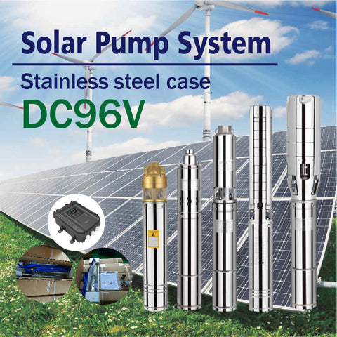 Solar deep well water pump, 96V, 1100watt, Permanent magnet