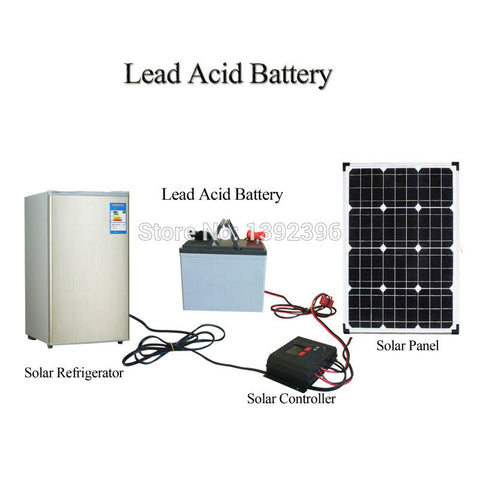 2017 12V 80AH Lead Acid Battery Connect With Solar Power System Refrigerator Freezer