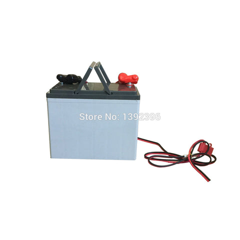 12V 65AH Lead Acid Battery Connect With Solar Panel Solar Power System Refrigerator Freezer 2017