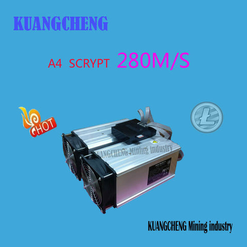 KUANGCHENG Mining industry sell  LTC MINER A4 280M Litecoin 14nm SCRYPT Miner better than  A2 Terminator  ZEUS GRIDSEED G-BLAD